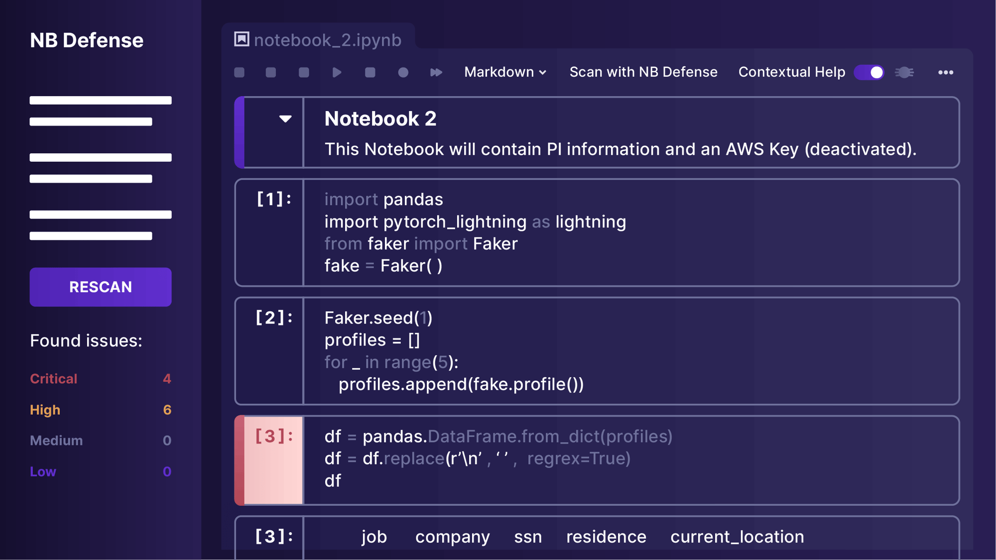 NB Defense-Key features-Contextual guidance