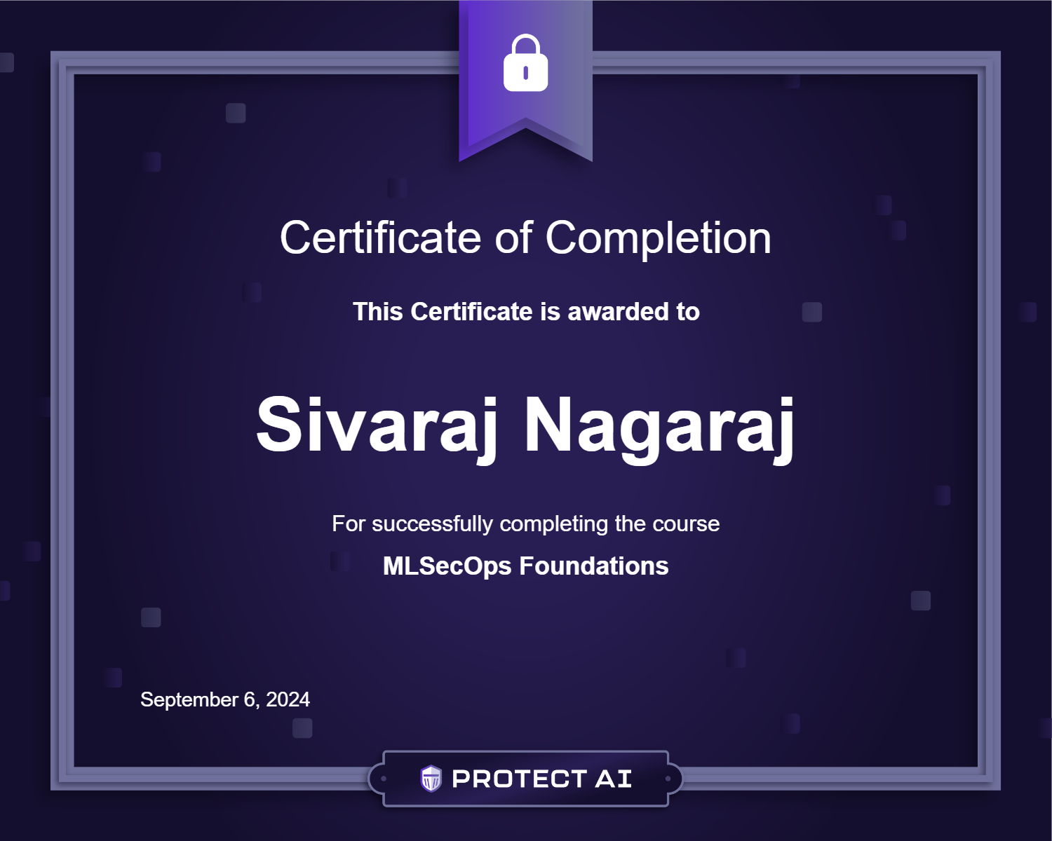 MLSecOps Foundations Certificate