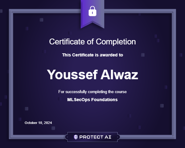 MLSecOps Foundations Certificate
