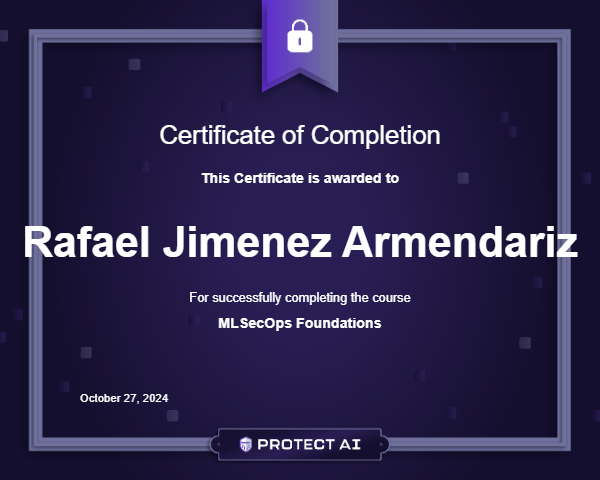 MLSecOps Foundations Certificate