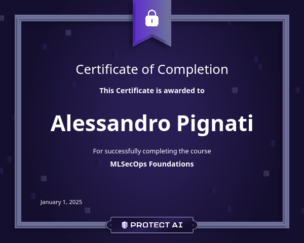 MLSecOps Foundations Certificate
