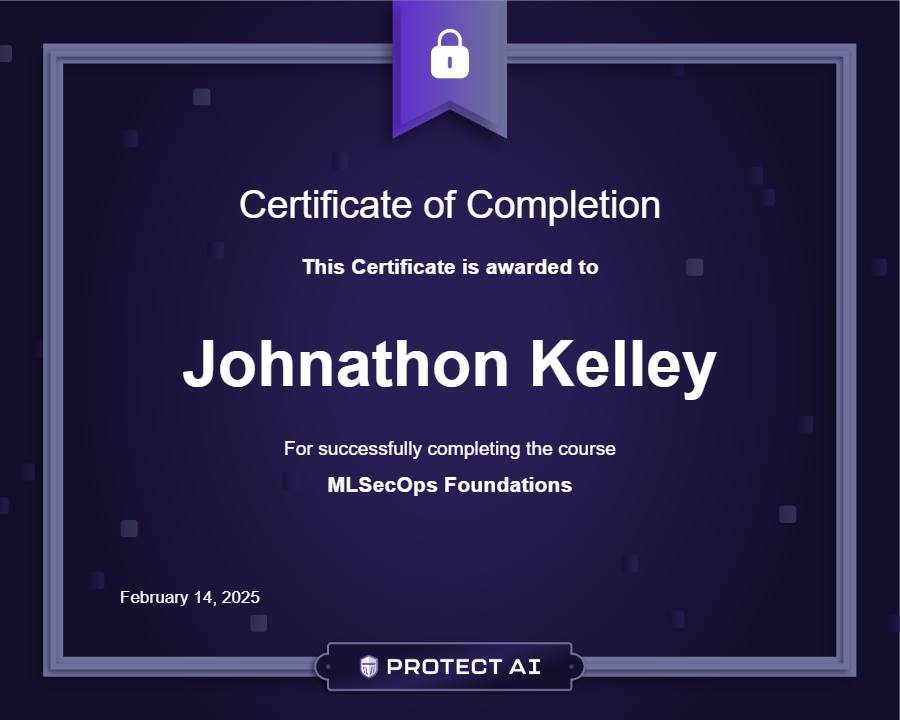 MLSecOps Foundations Certificate