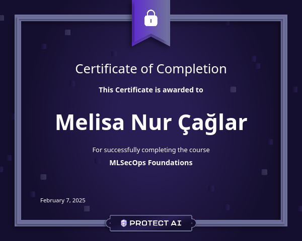 MLSecOps Foundations Certificate