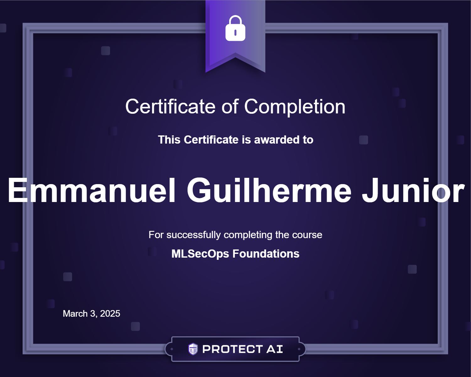 MLSecOps Foundations Certificate