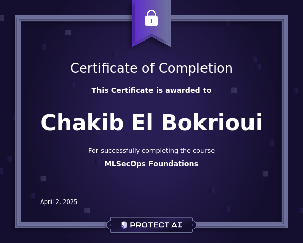 MLSecOps Foundations Certificate