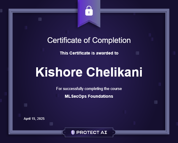 MLSecOps Foundations Certificate