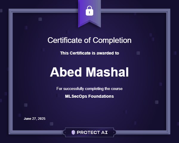 MLSecOps Foundations Certificate