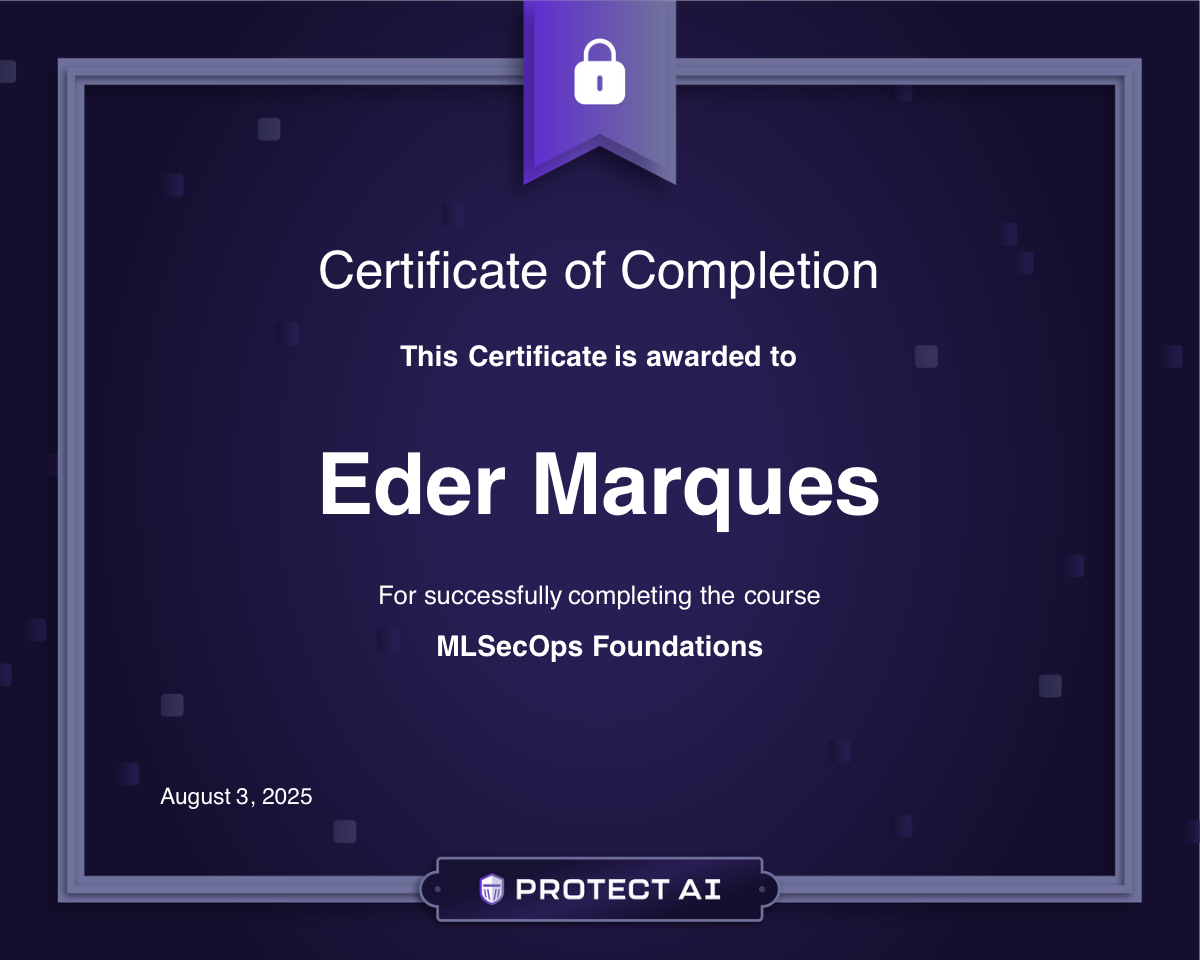 MLSecOps Foundations Certificate