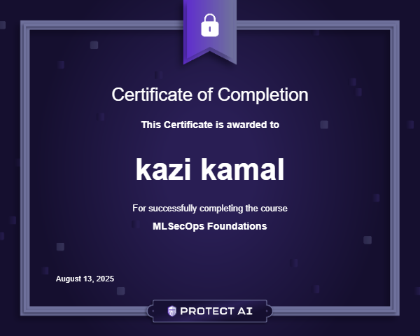 MLSecOps Foundations Certificate