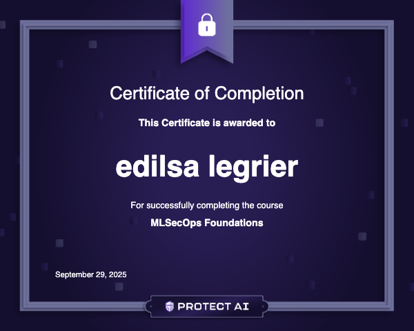 MLSecOps Foundations Certificate