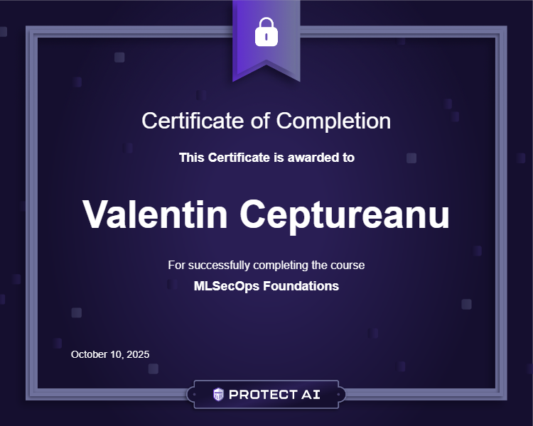 MLSecOps Foundations Certificate