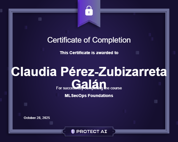 MLSecOps Foundations Certificate