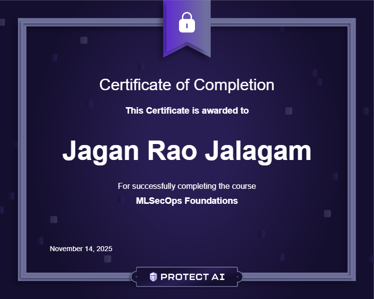 MLSecOps Foundations Certificate