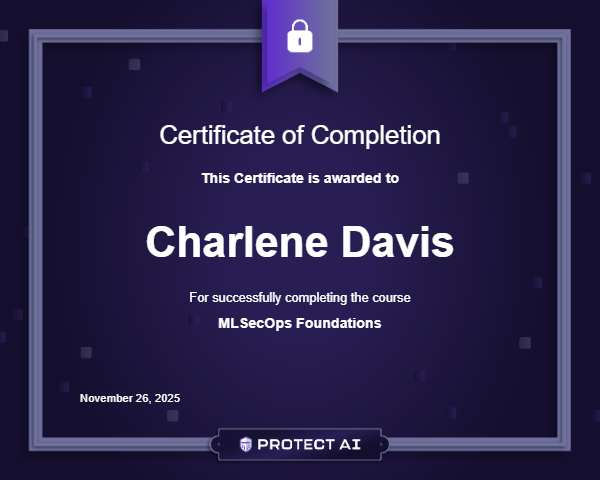MLSecOps Foundations Certificate