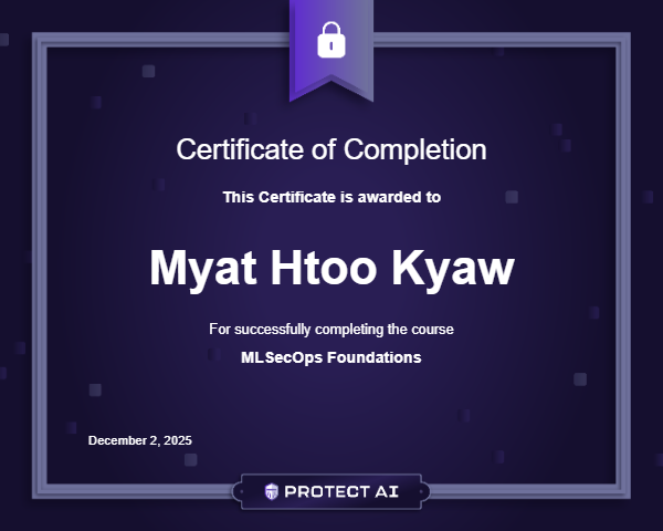 MLSecOps Foundations Certificate