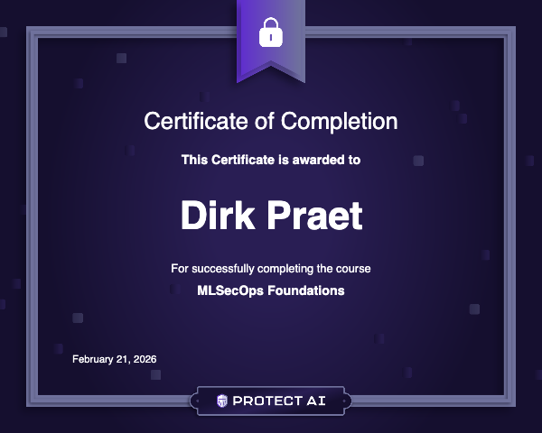 MLSecOps Foundations Certificate